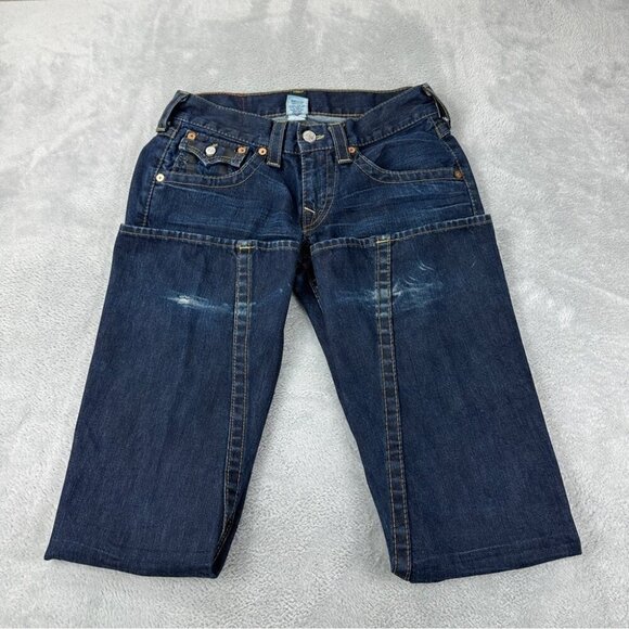 Vintage True Religion Men's Size 30x33 Embroidered Flared Jeans Made in USA - Picture 13 of 13